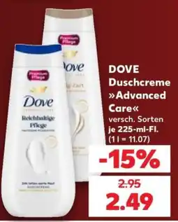 Kaufland DOVE Duschcreme »Advanced Care« Angebot