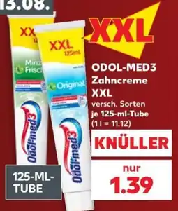 Kaufland ODOL-MED3 Zahncreme XXL Angebot