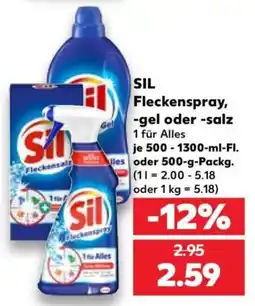 Kaufland SIL Fleckenspray Angebot