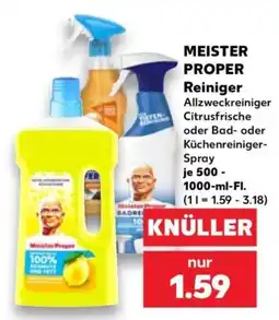Kaufland MEISTER PROPER Reiniger Angebot