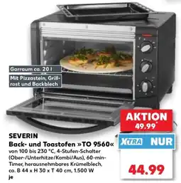 Kaufland SEVERIN Back- und Toastofen »TO 9560« Angebot