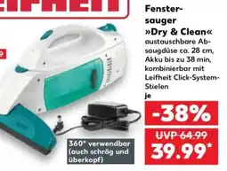 Kaufland Leifheit Fenstersauger »Dry & Clean« Angebot