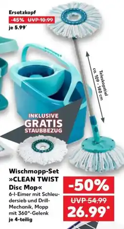 Kaufland Wischmopp-Set »CLEAN TWIST Disc Mop« Angebot
