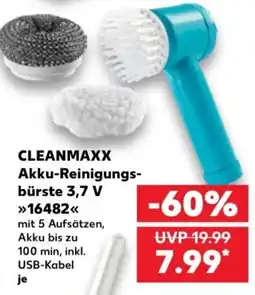 Kaufland CLEANMAXX Akku-Reinigungsbürste Angebot