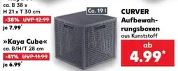 Kaufland CURVER Aufbewahrungsbox Kaya Cube Angebot
