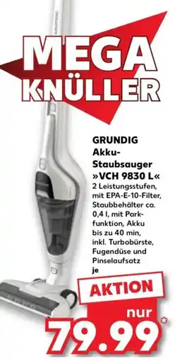 Kaufland GRUNDIG Akku-Staubsauger VCH 9830 L Angebot