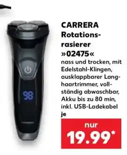 Kaufland CARRERA Rotations-rasierer Angebot