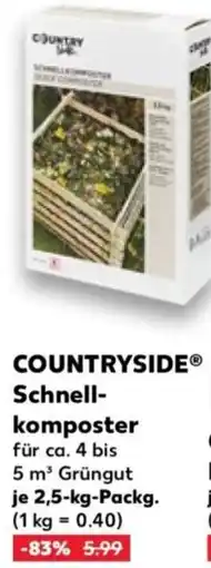 Kaufland COUNTRYSIDE Schnellkomposter Angebot