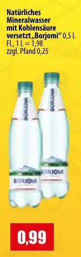 Mix Markt Natürliches Mineralwasser mit Kohlensäure versetzt „Borjomi“ Angebot