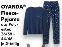 Kaufland OYANDA Fleece Pyjama Angebot