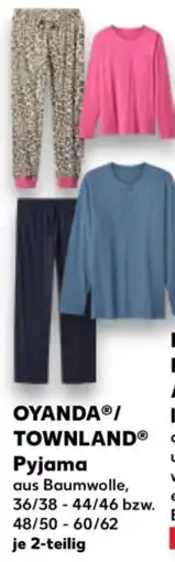 Kaufland OYANDA/ TOWNLAND Pyjama Angebot