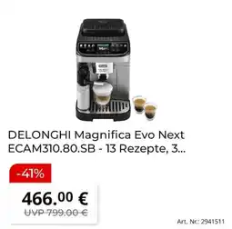 MediaMarkt DELONGHI Magnifica Evo Next Angebot