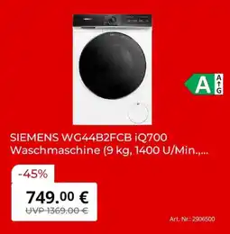 MediaMarkt SIEMENS Waschmaschine Angebot