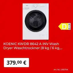 MediaMarkt KOENIC KWDR 8642 A INV Wash Dryer Waschtrockner Angebot