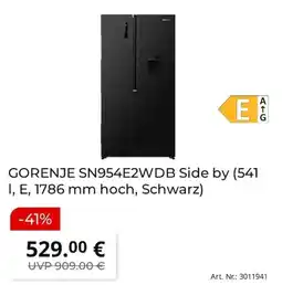 MediaMarkt GORENJE SN954E2WDB Side by Angebot