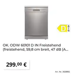 MediaMarkt OK. ODW 60101 D IN Freistehend Angebot