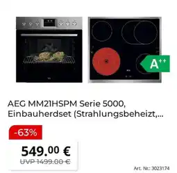 MediaMarkt AEG MM21HSPM Serie 5000, Einbauherdset Angebot
