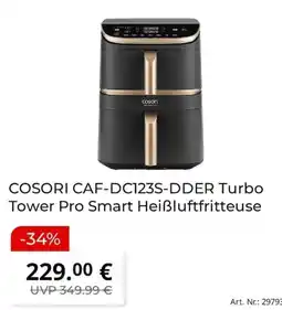 MediaMarkt COSORI CAF-DC123S-DDER Turbo Tower Pro Smart Heißluftfritteuse Angebot