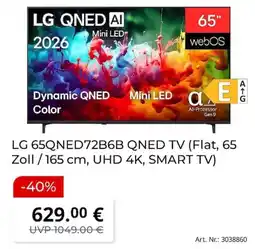 MediaMarkt LG 65QNED72B6B QNED TV Angebot