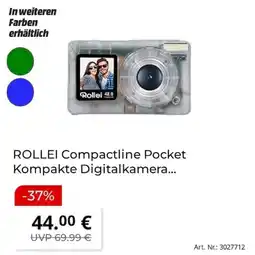 MediaMarkt ROLLEI Compactline Pocket Kompakte Digitalkamera Angebot
