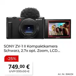 MediaMarkt SONY ZV-1 II Kompaktkamera Angebot
