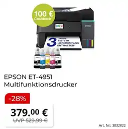 MediaMarkt EPSON ET-4951 Multifunktionsdrucker Angebot
