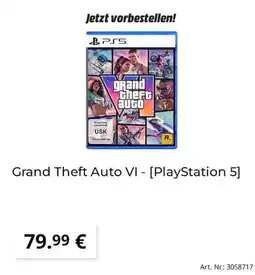 MediaMarkt Grand Theft Auto VI - [PlayStation 5] Angebot