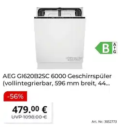 MediaMarkt AEG GI620B2SC 6000 Geschirrspüler Angebot