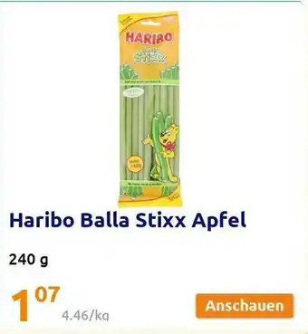 Action Haribo Balla Stixx Apfel Angebot