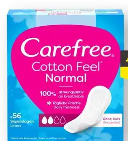 Scheck-in-Center Carefree Slipeinlagen Angebot