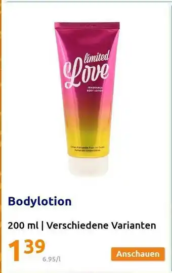 Action Bodylotion Angebot