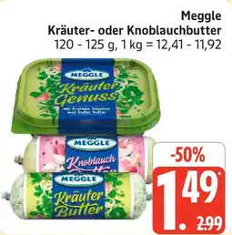 Marktkauf Meggle Kräuter oder Knoblauchbutter Angebot