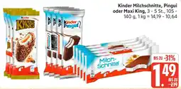 Marktkauf Kinder Milchschnitte, Pingui oder Maxi King Angebot