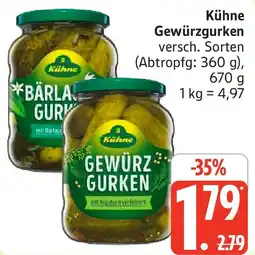 Marktkauf Kühne Gewürzgurken Angebot