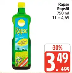 Marktkauf Rapso Rapsöl Angebot