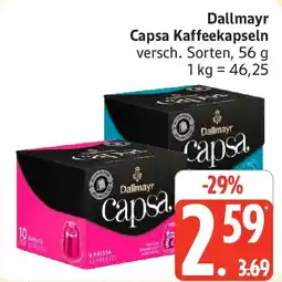 Marktkauf Dallmayr Capsa Kaffeekapseln Angebot