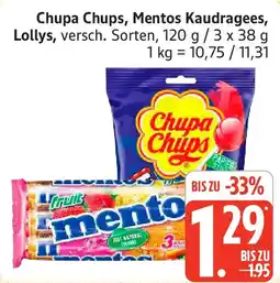 Marktkauf Chupa Chups, Mentos Kaudragees, Lollys Angebot
