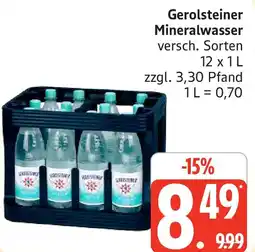 Marktkauf Gerolsteiner Mineralwasser Angebot