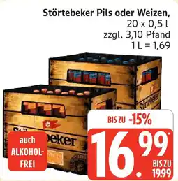 Marktkauf Störtebeker Pils oder Weizen Angebot