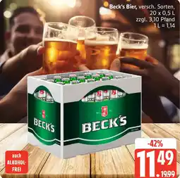 Marktkauf Beck's Bier Angebot