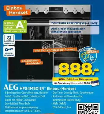 Euronics XXL Aeg Hf24m50l1r Einbau-herdset Angebot