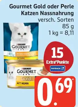 Marktkauf Gourmet Gold oder Perle Katzen Nassnahrung Angebot