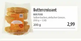 Superbiomarkt Buttercroissant Nur Puur Angebot