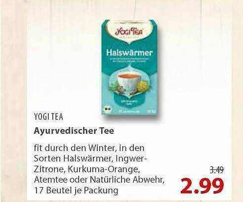 Yogi Tea Ayurvedischer Tee Angebot bei basic