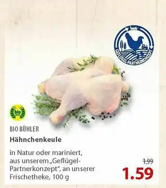 basic Bio Bühler Hähnchenkeule Angebot