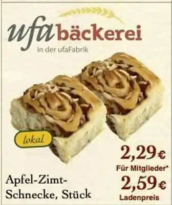 LPG Biomarkt Apfel-zimt-schnecke, Stück Angebot