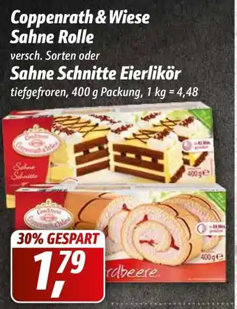 Simmel Coppenrath & Wiese Sahne Rolle oder Sahne Schnitte Eierlikör 400g Angebot