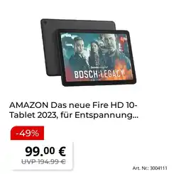 MediaMarkt Amazon fire hd 10-tablet 2023 Angebot