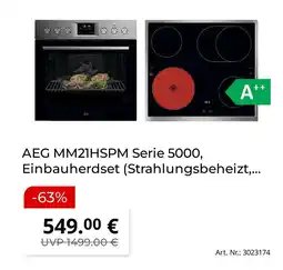 MediaMarkt Aeg mm21hspm serie 5000, einbauherdset Angebot
