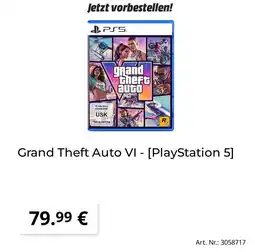 MediaMarkt Ps5 grand theft auto vi - [playstation 5] Angebot